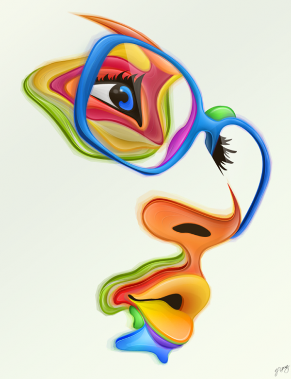 Bright and colorful artworks from Jeremy Young mindless wisdom by navras2535 d39axax 550x715 Bright and colorful artworks from Jeremy Young