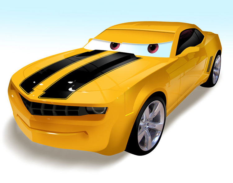 movie cars bumblebee2 pixar styled movie cars