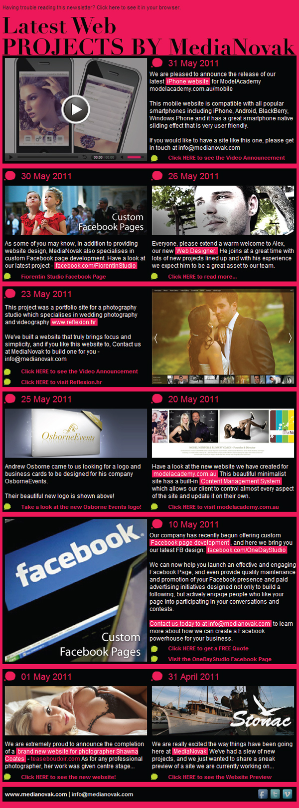 newsletter dyt Latest Website Design News | Amazing Newsletter Design @MediaNovak