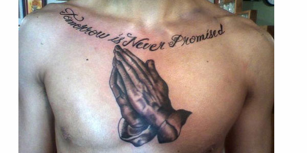 25 Interesting Praying Hands Tattoo Designs Friday Jun 17 2011