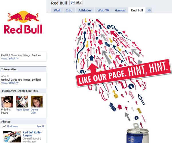 red bull isb58p5948 pic on Design You Trust red bull isb58p5948 20 Top Well Designed Facebook Pages Design