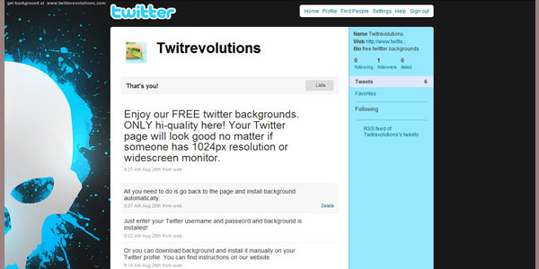 25 Free Twitter Backgrounds splatter skull twitter background s4hxy9my80 25 Free Twitter Backgrounds