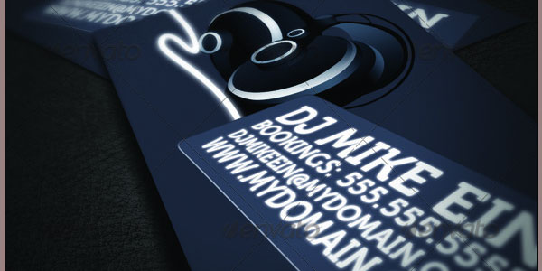 super style dj business cards 6b9wpepn 25 Groovy DJ Business Cards