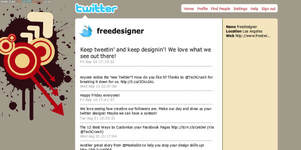 25 Free Twitter Backgrounds twitter design 0tsgi24mcd 25 Free Twitter Backgrounds