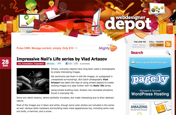 wdd15 pic on Design You Trust wdd15 Impressive Nail’s Life series by Vlad Artazov