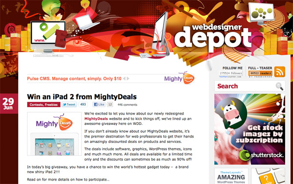 wdd16 pic on Design You Trust wdd16 Win an iPad 2 from MightyDeals