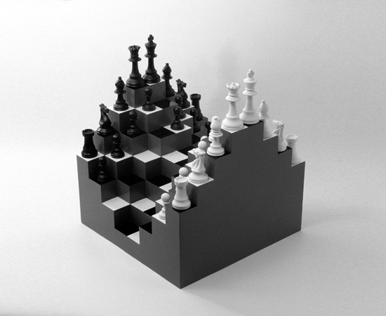 01.3dchess pic on Design You Trust 01.3dchess 3D Chess Board