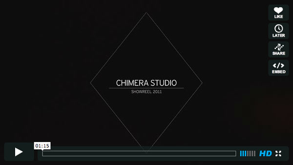 DYT chimera showreel 2011 2 pic on Design You Trust DYT chimera showreel 2011 2 Video The beautiful showreel 2011 of Chimera Studio