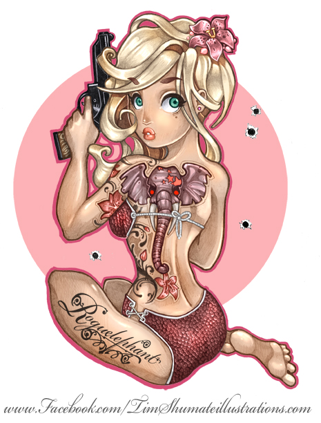 I got 5 on it 11 beautiful illustrations by Telegrafixs Disney princesses tattoos 8 I got 5 on it 11 beautiful illustrations by Telegrafixs