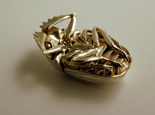 Shapeways 3D Printed Scarab Pendant pic on Design You Trust Shapeways 3D Printed Scarab Pendant Amazing Detail of 3D Printed Silver Scarab Pendant on Shapeways