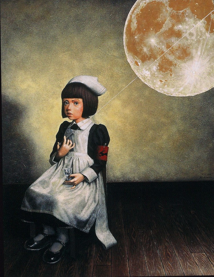 The dark and surreal paintings of Shichinohe Masaru Shichinohe Masaru paintings 07 750x971 The dark and surreal paintings of Shichinohe Masaru