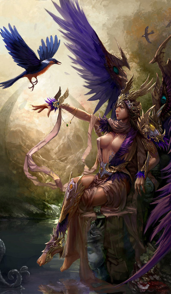 XiaoBotong 7 Beautiful Aion Inspired Fantasy Art Featuring XiaoBotong