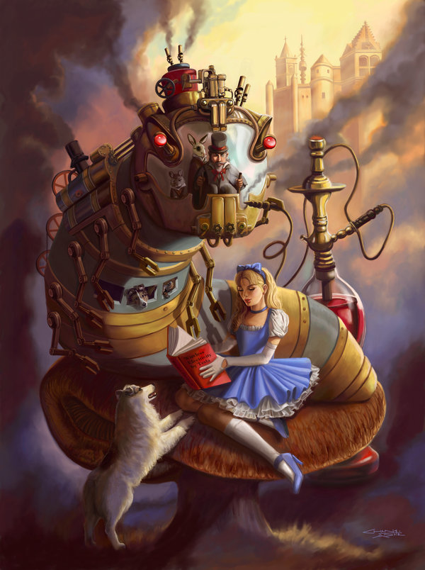 aw4a pic on Design You Trust aw4a Wonderful Illustrations of Alice in Wonderland