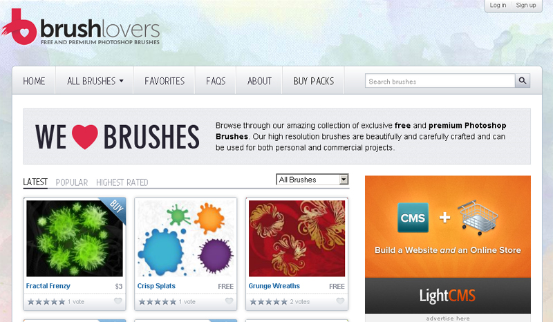 brush lovers DYT 12 Useful Online Tools for Logo Designers – Recommendations! 