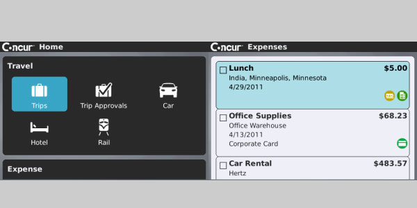 25 Free Blackberry Apps You Should Check concur expense and travel management rrd39dbidl 25 Free Blackberry Apps You Should Check