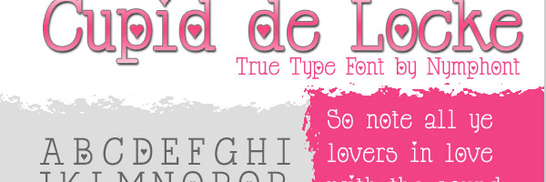 cupid de locke font xr5h1w64i pic on Design You Trust cupid de locke font xr5h1w64i 25 Cute Fonts