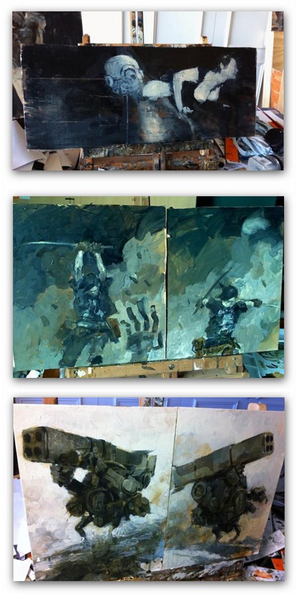 fordytwood2 1 pic on Design You Trust fordytwood2 1 The Ashley Wood Special Part 2: A glimpse in the painting studio