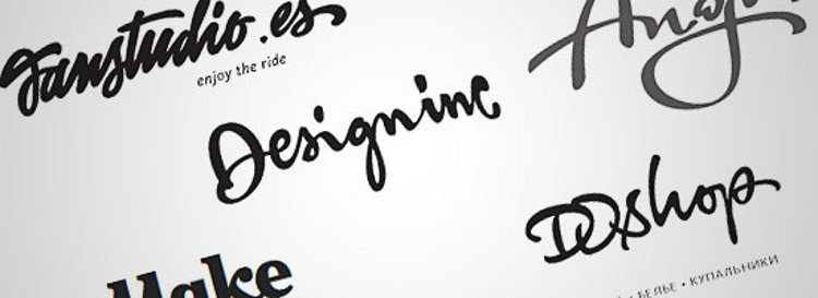 logo collection using handwriting fonts 46 Beautiful Handwritten Logos