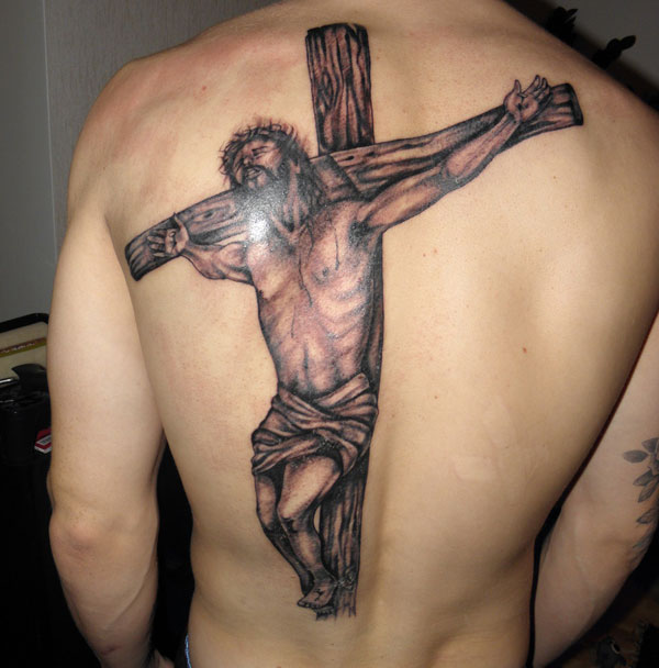 loplops tattoo 0wy66ksope 25 Brilliant Cross Tattoos For Men