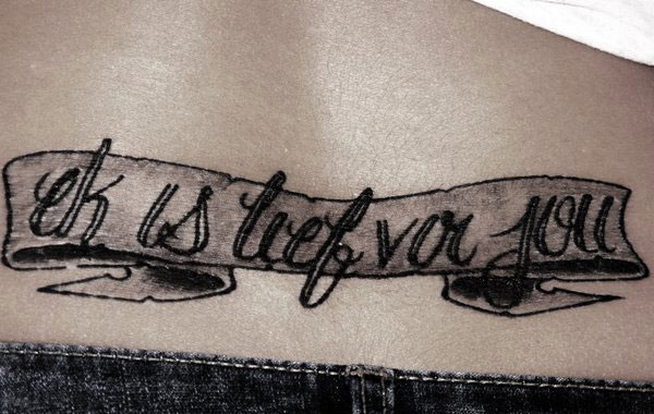 house Cross Tattoos With Words