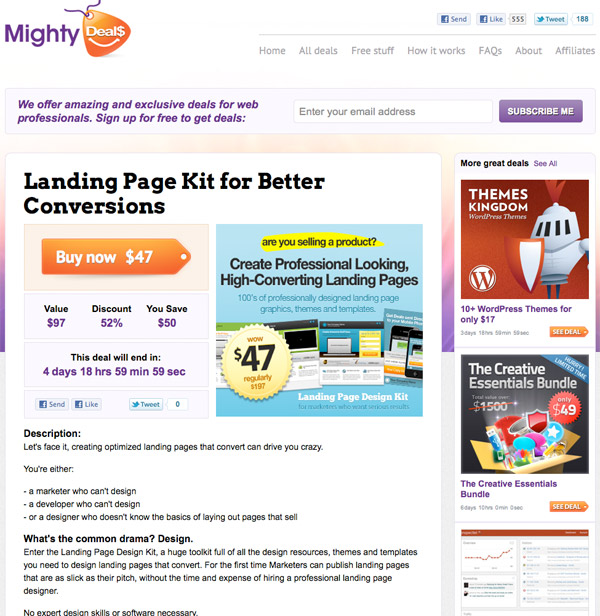 md8 Landing Page Kit for Better Conversions