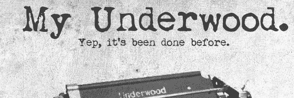 my underwood vovduuxv7b pic on Design You Trust my underwood vovduuxv7b 25 Free Typewriter Font Collection