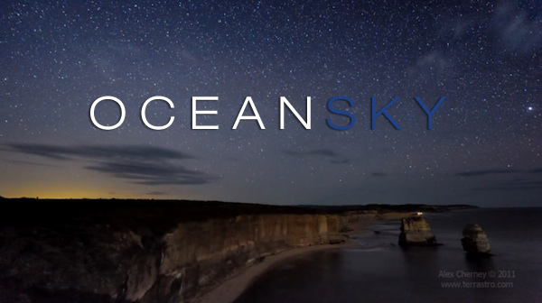 ocean sky 01 Ocean Sky – Six Nights On Southern Ocean Coast in Australia (Timelapse)