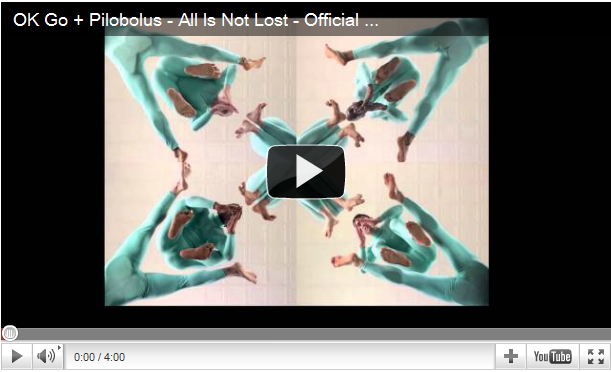 An interactive HTML 5 music video for the new OK Go x Pilobolus !! ok go all is not lost html 5 music video An interactive HTML 5 music video for the new OK Go x Pilobolus !!