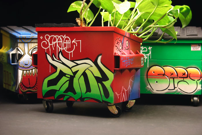 steelplant street art 11 Desktop Dumpsters for graffiti writers