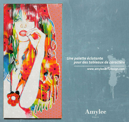tableau peintre amylee paris pic on Design You Trust tableau peintre amylee paris Happy summer and vivid colors !