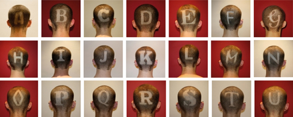 tipo cabeza collabcubed Con la Tipo en la Cabeza/Type on the Brain