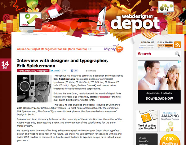 wdd10 pic on Design You Trust wdd10 Interview with designer and typographer, Erik Spiekermann