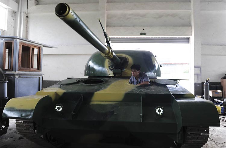 Model of a Tank Designed in China 1107 Model of a Tank Designed in China
