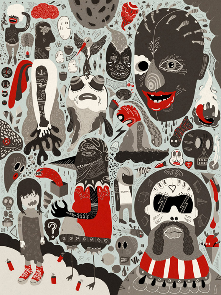 1121 pic on Design You Trust 1121 Digital collages and uninhibited drawings by Mathis Rekowski
