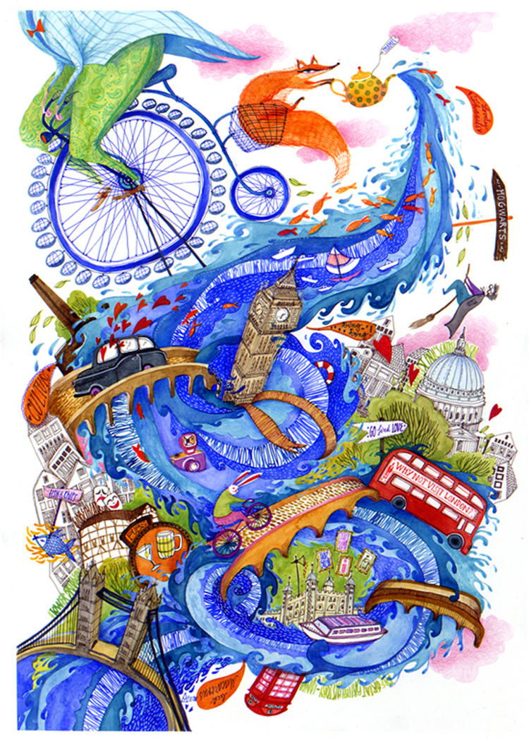 1161 Heart melting lovely illustrations from Madalina Andronic