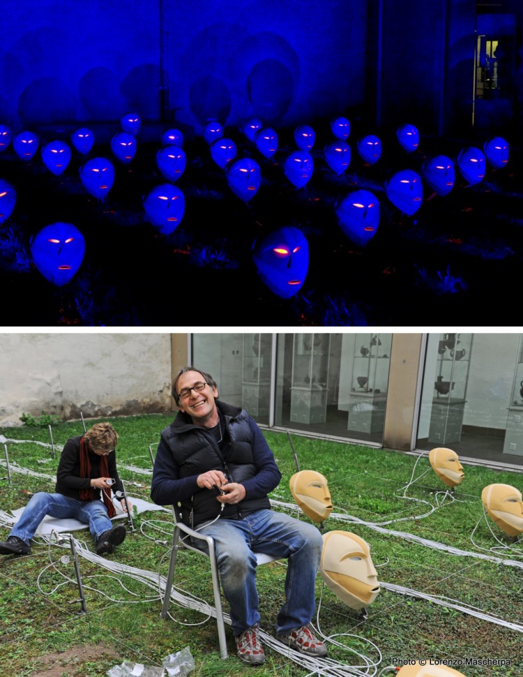 BwindiMasks richi ferrero collabcubed 750x970 Bwindi Light Masks Installation
