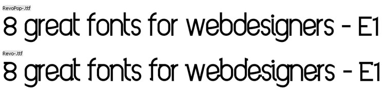 DYT Revo font pic on Design You Trust DYT Revo font 8 great fonts for web designers E1