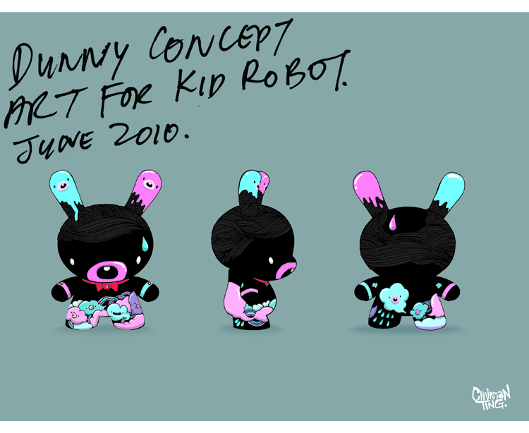 DunnyTing750px pic on Design You Trust DunnyTing750px Kidrobot Dunny Ting Concept sketches
