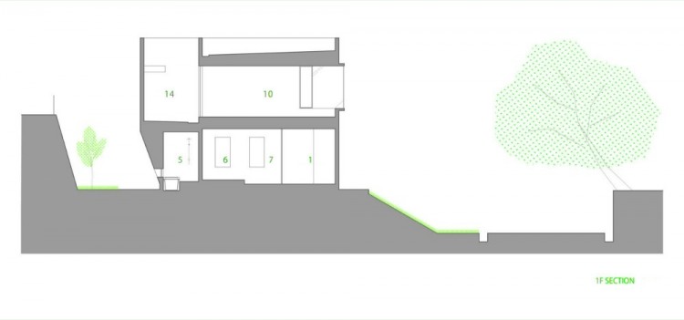 House in Suita 3 750x351 Suita House