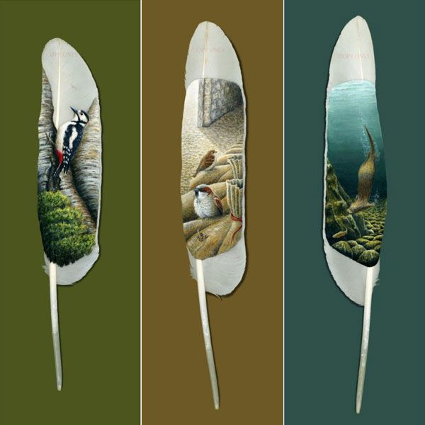 Feather Art by Ian Davie Ian Davie3 Feather Art by Ian Davie