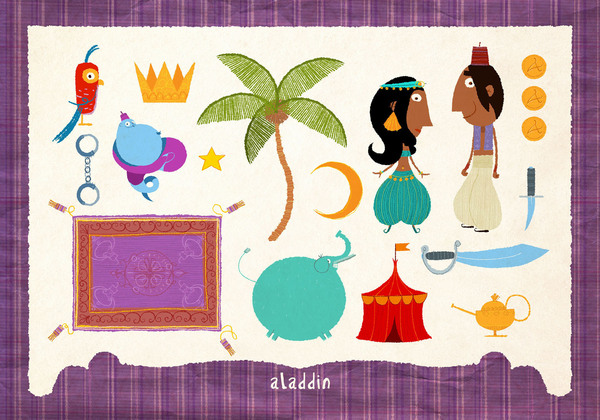 STO fairytale calendar3 STO Label Adds Tech Shtick to Fairy Tale Collages