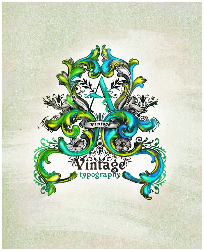 Vintage Typography Vintage Typography Tutorial using Ornamental Styles