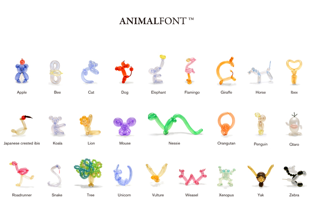 animal font a z Animal Font