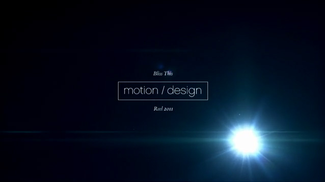 blissthis reel screen pic on Design You Trust blissthis reel screen Bliss This motion reel
