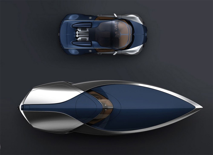 bugatti speedboat 02 pic on Design You Trust bugatti speedboat 02 Concept Speedboat for Bugatti Veyron by Ben Walsh
