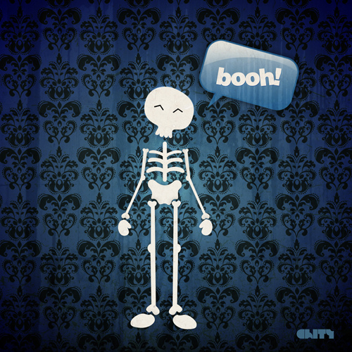 chity soy yo christian sarragua booh halloween ilustrations skeleton pic on Design You Trust chity soy yo christian sarragua booh halloween ilustrations skeleton booh!