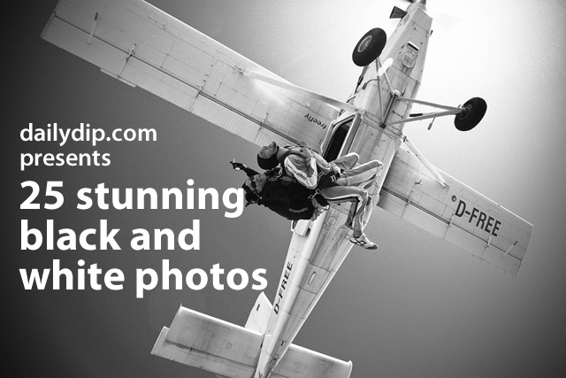 dip 25 Stunning Black and White Photos