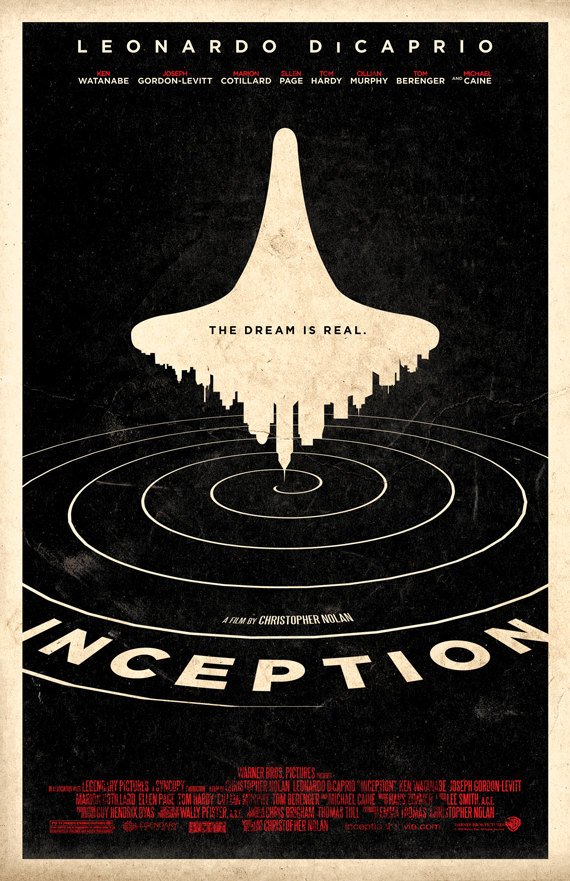 inception pic on Design You Trust inception Movie Posters by Adam Rabalais