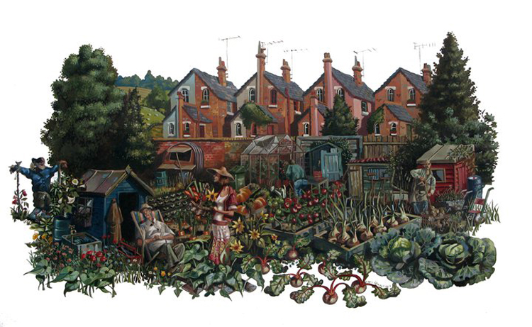lazy afternoon ra summer 2011 Oils – people and places by Liam O’Farrell