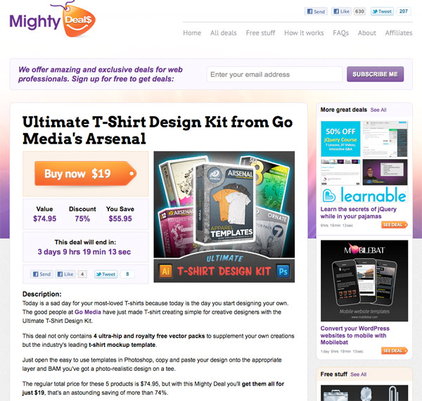 md5 Ultimate T Shirt Design Kit from Go Medias Arsenal